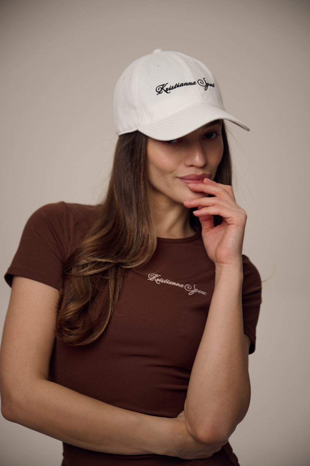 White Cap - Black Embroidery