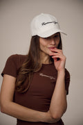 White Cap - Black Embroidery