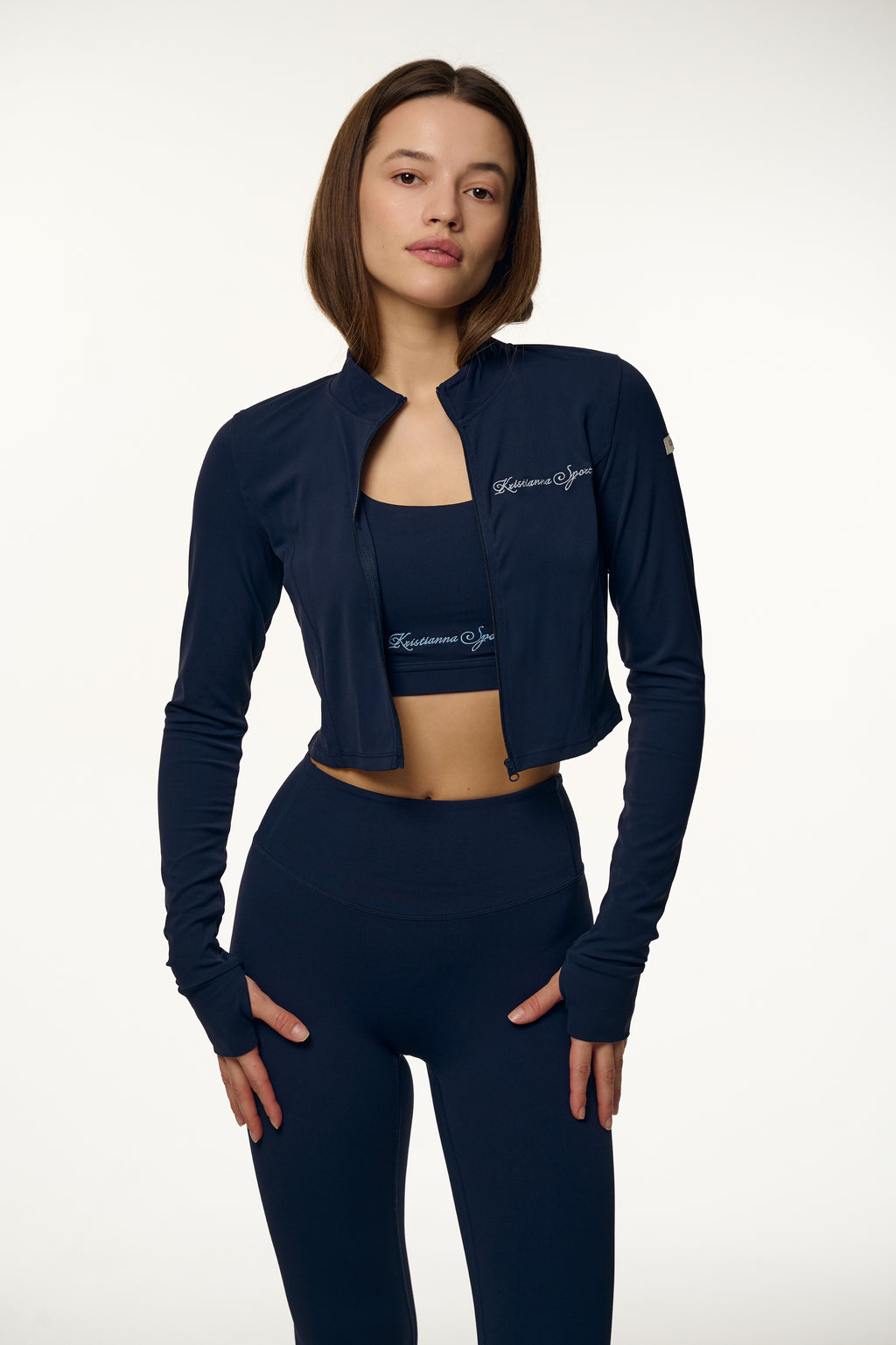 Leggings, Sports Bra & Jacket Set