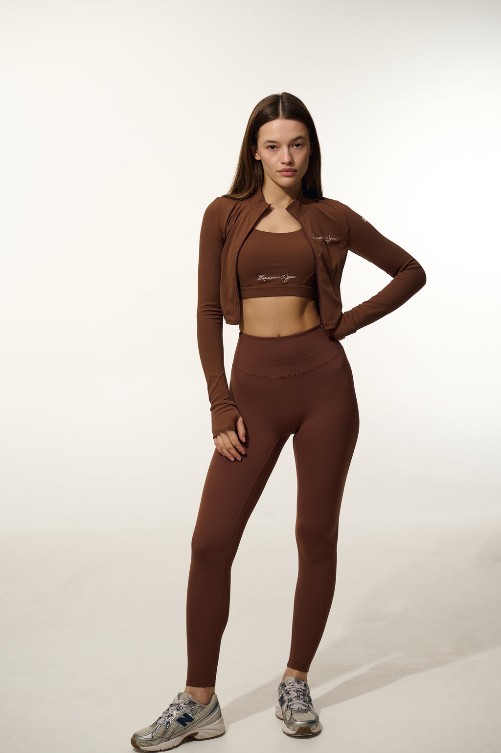 Leggings, Sports Bra & Jacket Set