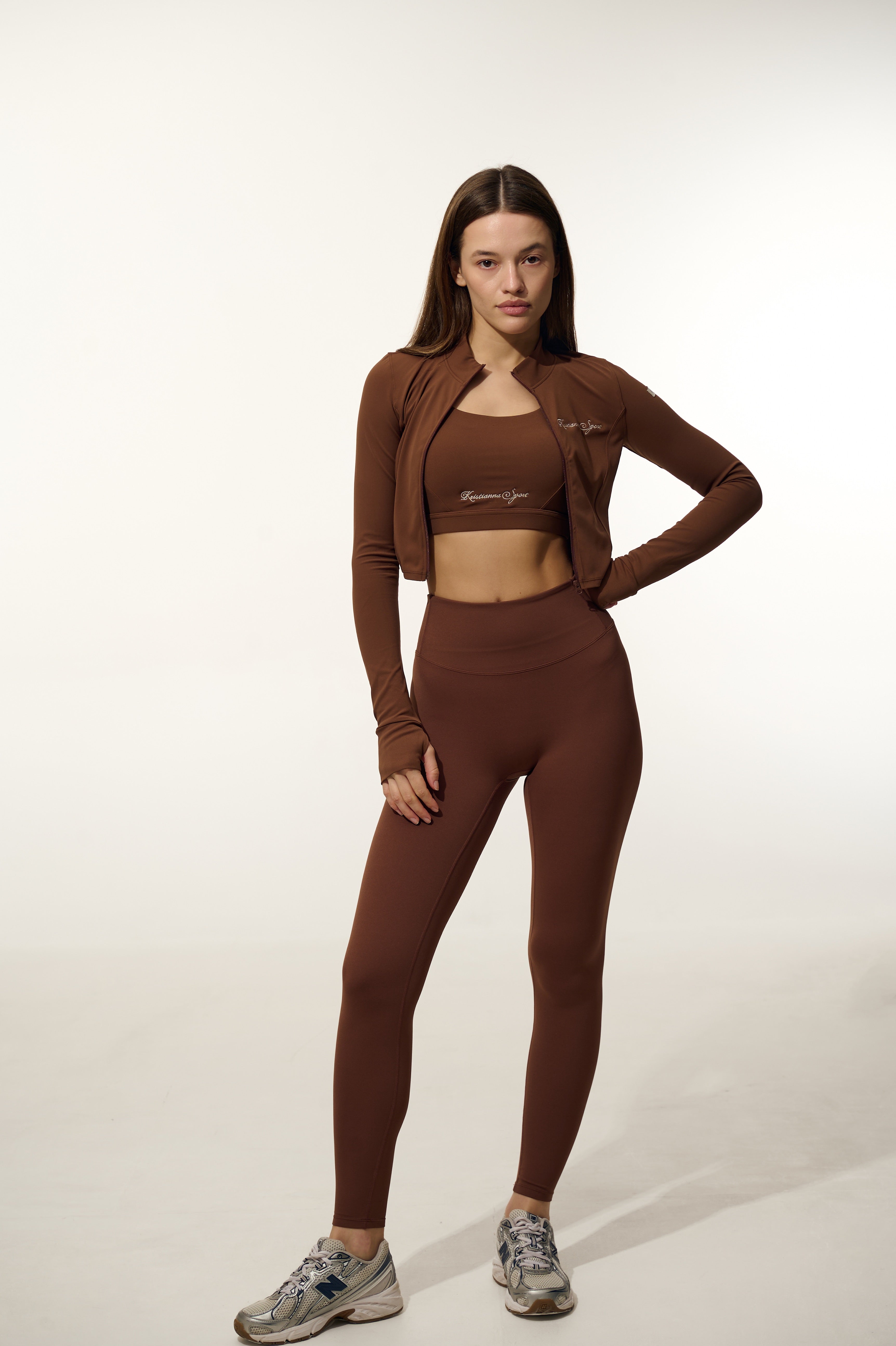 Leggings, Sports Bra & Jacket Set
